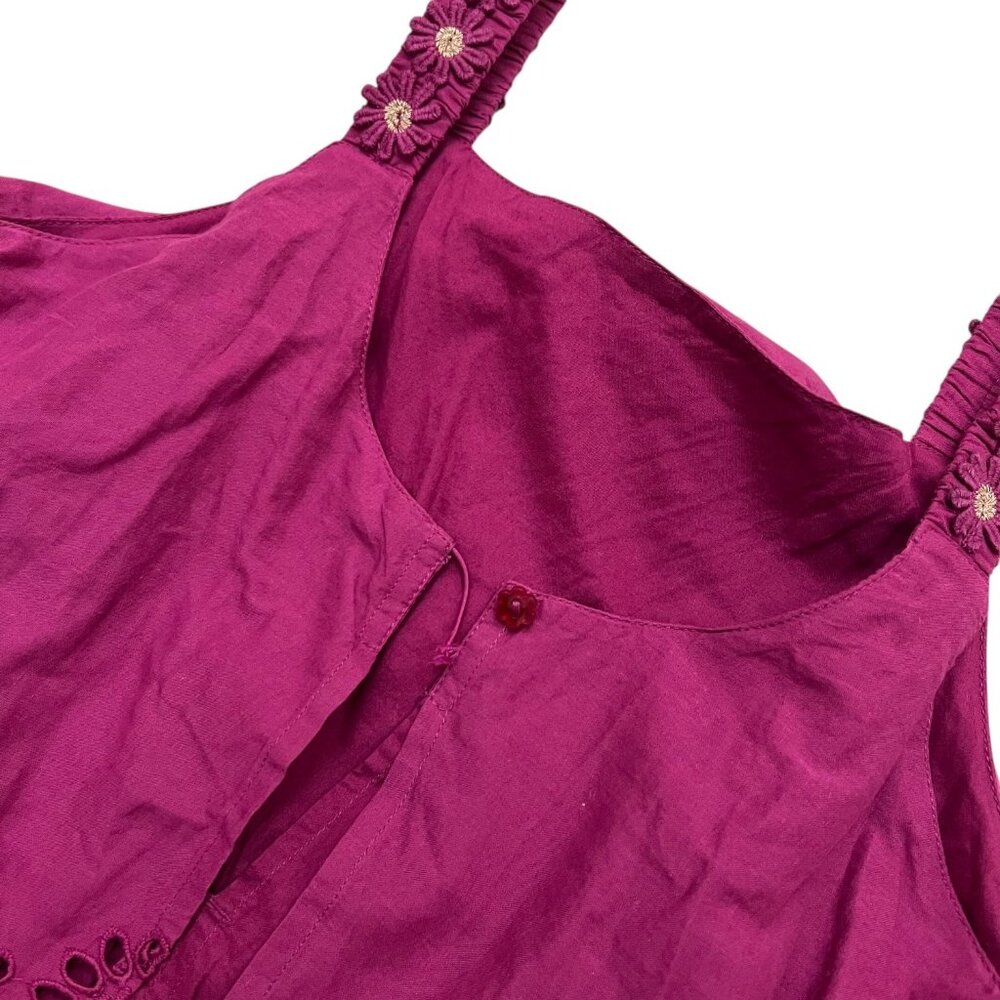 Scotch & Soda Girls Park in Bloom Layered Eyelet Dress Purple 14 Cottagecore - Picture 16 of 16